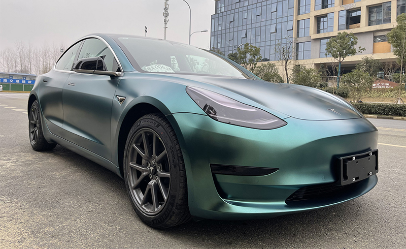 特斯拉MODEL3｜电光宝石绿